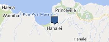 Taxi Hanalei location map