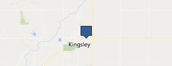 Kingsley Public Storage location map