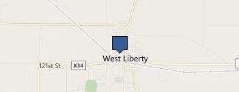 West Liberty Police Department location map