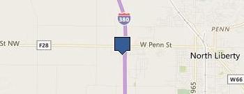 Hawkeye Moving Service Inc location map