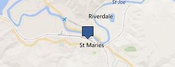 St Maries River Railroad CO location map