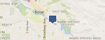 Hawkins James location map