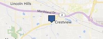 G L Jorgensen Heating-Cooling location map