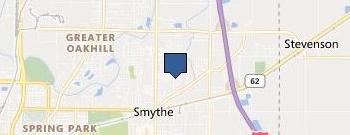 Healthy Spaces location map