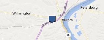Aurora Casket CO location map