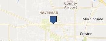 Hanna Rebekah location map