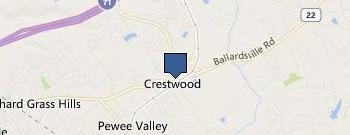 Crestwood Insurance location map