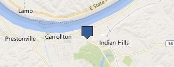 Carroll County Sch Bus Garage location map