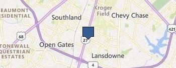 B T Spence Construction location map