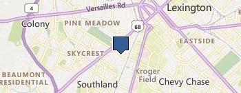 Bluegrass Regional Mental location map