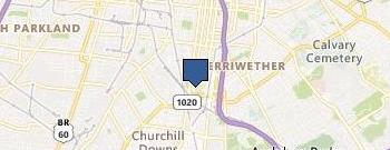 University of Louisville location map