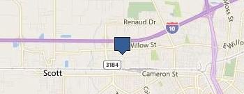 American Red Cross location map