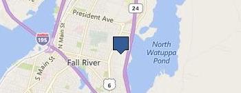 Diman Regional Vocational Technical High School District location map