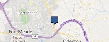 Odenton Self Storage location map