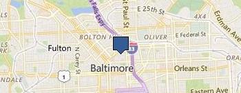 Chase Brexton Health Service location map