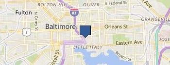 Baltimore Moving Company location map