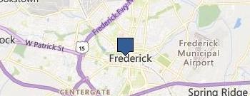 Frederick MD Lawyers location map