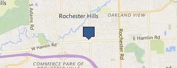 Rochester Hills Choi Kwang Do location map