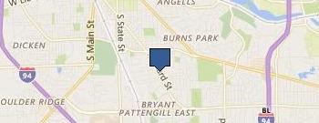 Genesis of Ann Arbor location map