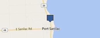 Sanilac County Historical Soc location map