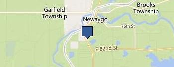 Newaygo Police Department location map