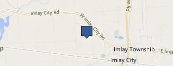 Imlay Train Station location map
