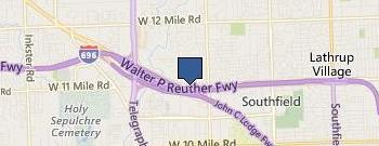 Henry Ford Health System location map