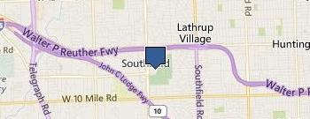 Southfield City Information location map