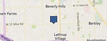 Michigan Cancer Foundation location map