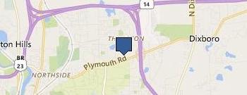 Sri International-Ann Arbor location map