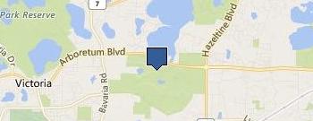 Arboretum location map
