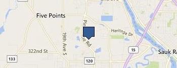 Burling Janel location map