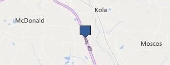 Martin Heating & Cooling location map