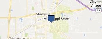 Mississippi State University location map