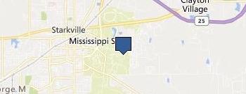 Mississippi State University location map