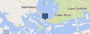 Barrier Island Kayak Expo location map