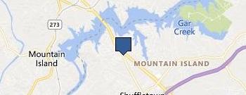 Mountain Island Chiropractic location map