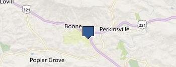 Appalachian State University location map