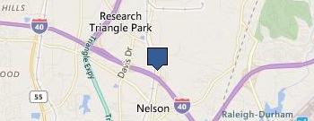 Hilton Garden Inn-Raleigh location map