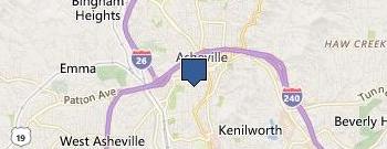 Asheville Phoenix Properties location map