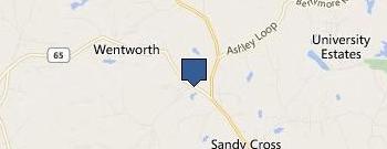 National Guard location map