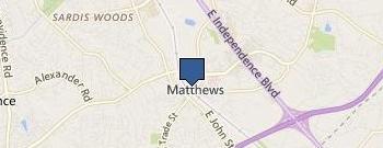 Matthews Alive location map