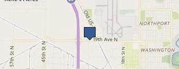 N D S U location map