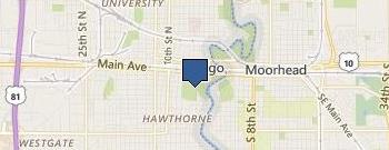 Northern Prairie Performing Arts location map