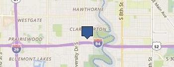 North Side Swimming Pool location map