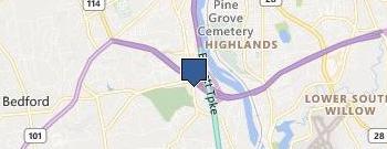 Dental Arts of Bedford location map