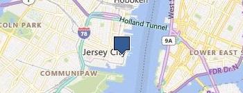 Jersey City Dental Spa location map