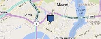 Perth Amboy Shell location map
