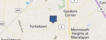 Manalapan Hardware location map