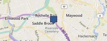 Saddle Brook Recreation Department location map